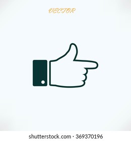  hand. icon 
