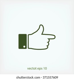  hand. icon 