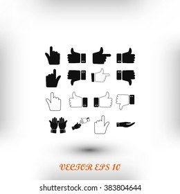Hand icon