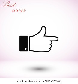  hand. icon 