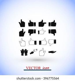 Hand icon
