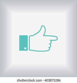  hand. icon 