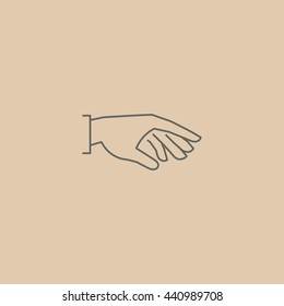Hand icon
