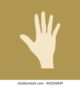Hand Icon. 