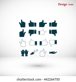 Hand icon