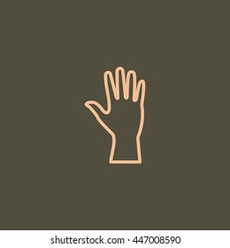Hand icon, 