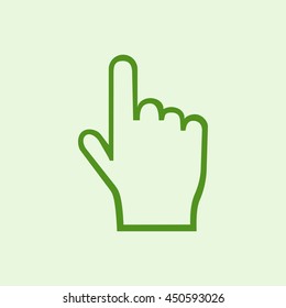 Hand icon.