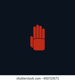 Hand icon.