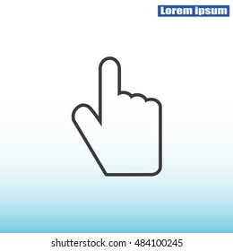 Hand icon