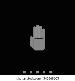 Hand icon.