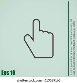 Hand icon