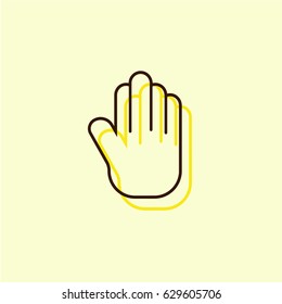 Hand Icon Stock Vector (Royalty Free) 629605706 | Shutterstock