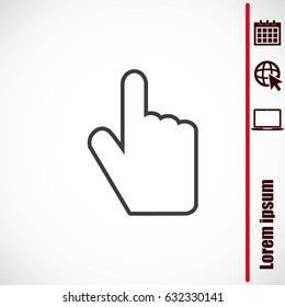Hand icon