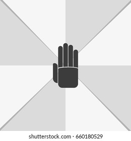 Hand icon.