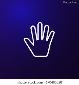 Hand icon