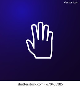 Hand icon