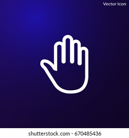 Hand icon