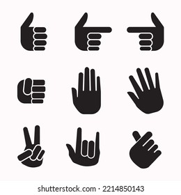 Das Handsymbol kann für verschiedene Aufgaben verwendet werden.