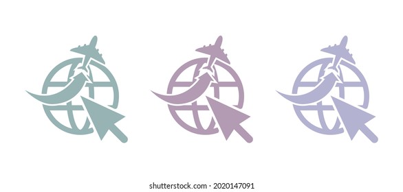 Handsymbol, auf weißem Hintergrund, Vektorgrafik