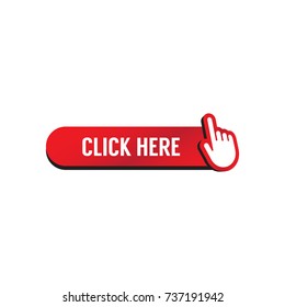 Click Here Icon Action Button Direct Stock Vector (Royalty Free ...