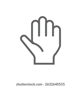 coleção de ícones de mão, mãos rezando, vetor, ilustração de fundo branco