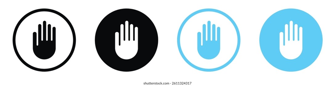 Hand icon collection. vector illustration set
