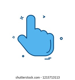 Hand icon design vector