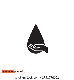 Hand-Icon-Design Vektorgrafik-Vorlage für Web etc.