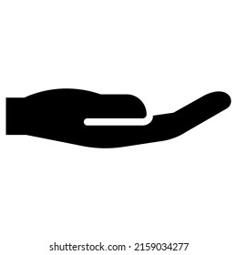 Hand-Icon-Design, Vektorgrafik, am besten für Präsentationen verwendet