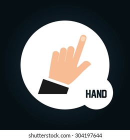 hand icon design, vector illustration eps10 graphic 