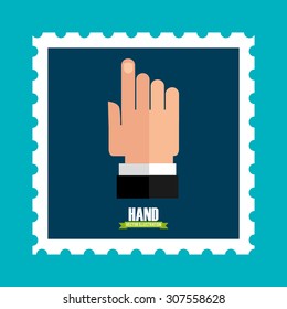 hand icon design, vector illustration eps10 graphic 