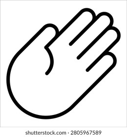 Hand Icon Element For Design