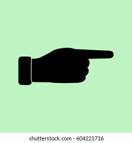hand icon, finger vector illustration