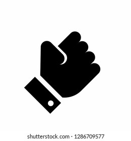 hand icon, finger icon vector, on white background editable eps10 - Vector