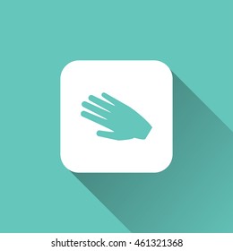 hand icon. flat design