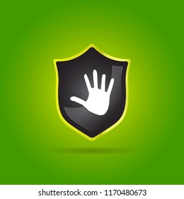 hand icon. human sign