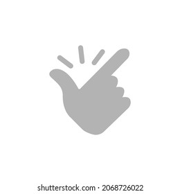 hand icon, idea, vector illustration