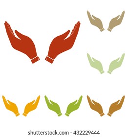 Hand icon illustration