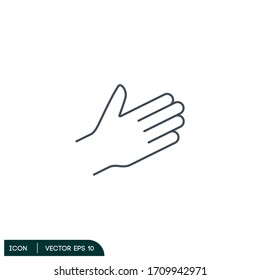 Icono mano Ilustración vectorial eps 10