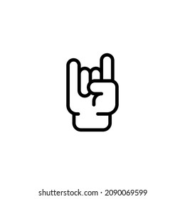 gráfico vectorial de ilustración de icono de mano