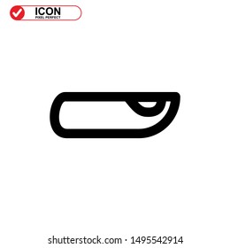 hand icon isolated sign symbol vector illustration - high quality black style vector icons
