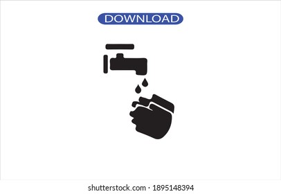 hand icon or large quality logo symbol