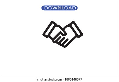 hand icon or large quality logo symbol