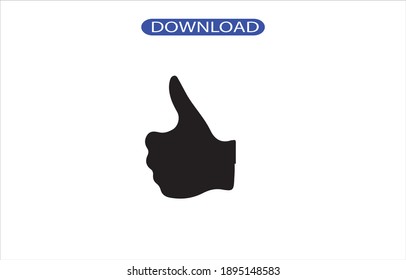 hand icon or large quality logo symbol