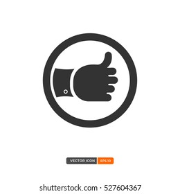 Hand icon. Like icon. Vector illustration.eps.10