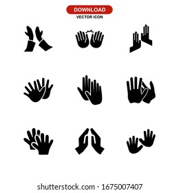hand icon or logo isolated sign symbol vector illustration - Collection of high quality black style vector icons
