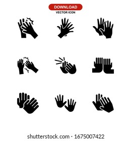 hand icon or logo isolated sign symbol vector illustration - Collection of high quality black style vector icons
