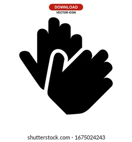 hand icon or logo isolated sign symbol vector illustration - high quality black style vector icons
