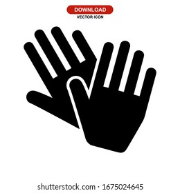 hand icon or logo isolated sign symbol vector illustration - high quality black style vector icons
