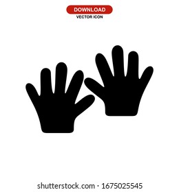 hand icon or logo isolated sign symbol vector illustration - high quality black style vector icons
